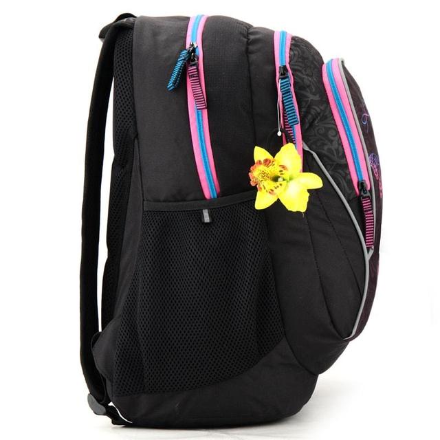 Рюкзак с бабочками и резинкой для волос с цветочком 854 Style  